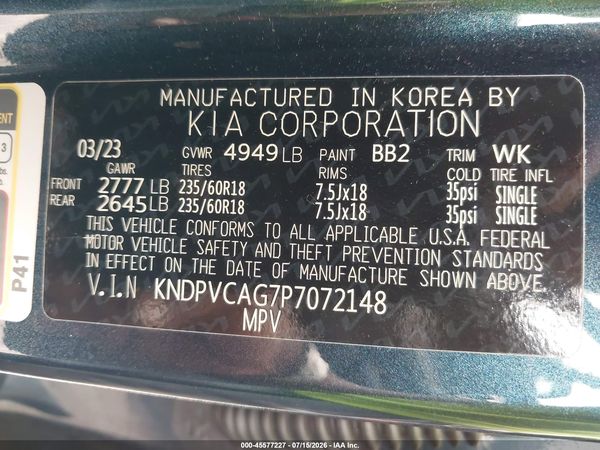 2023 KIA SPORTAGE HYBRID EX