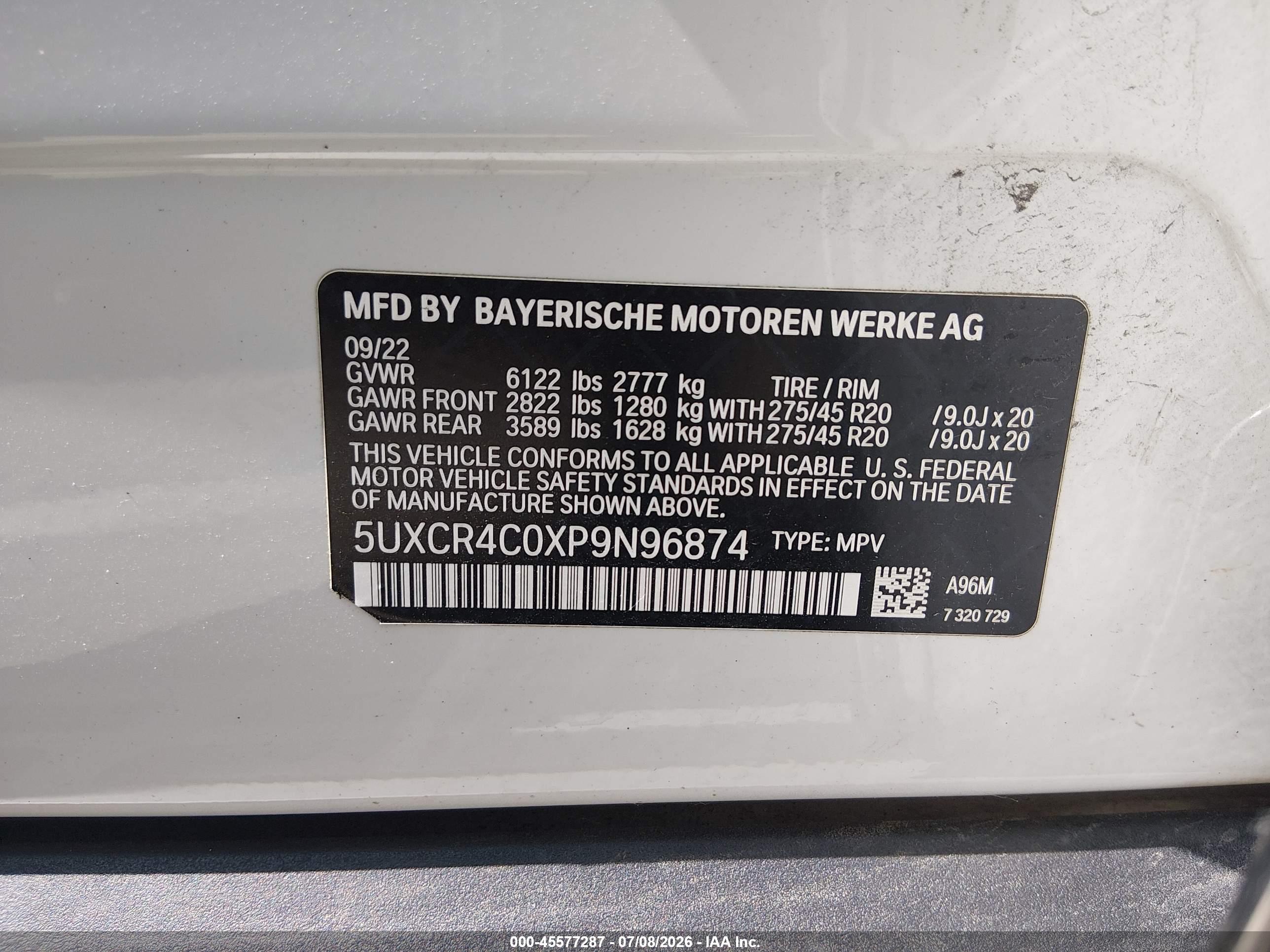 2023 BMW X5 SDRIVE40I