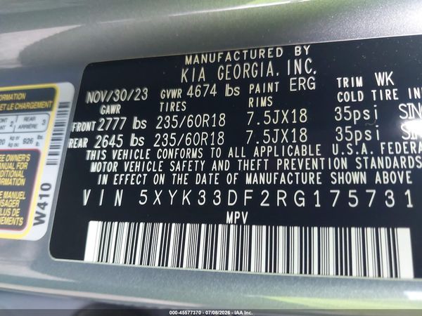 2024 KIA SPORTAGE EX