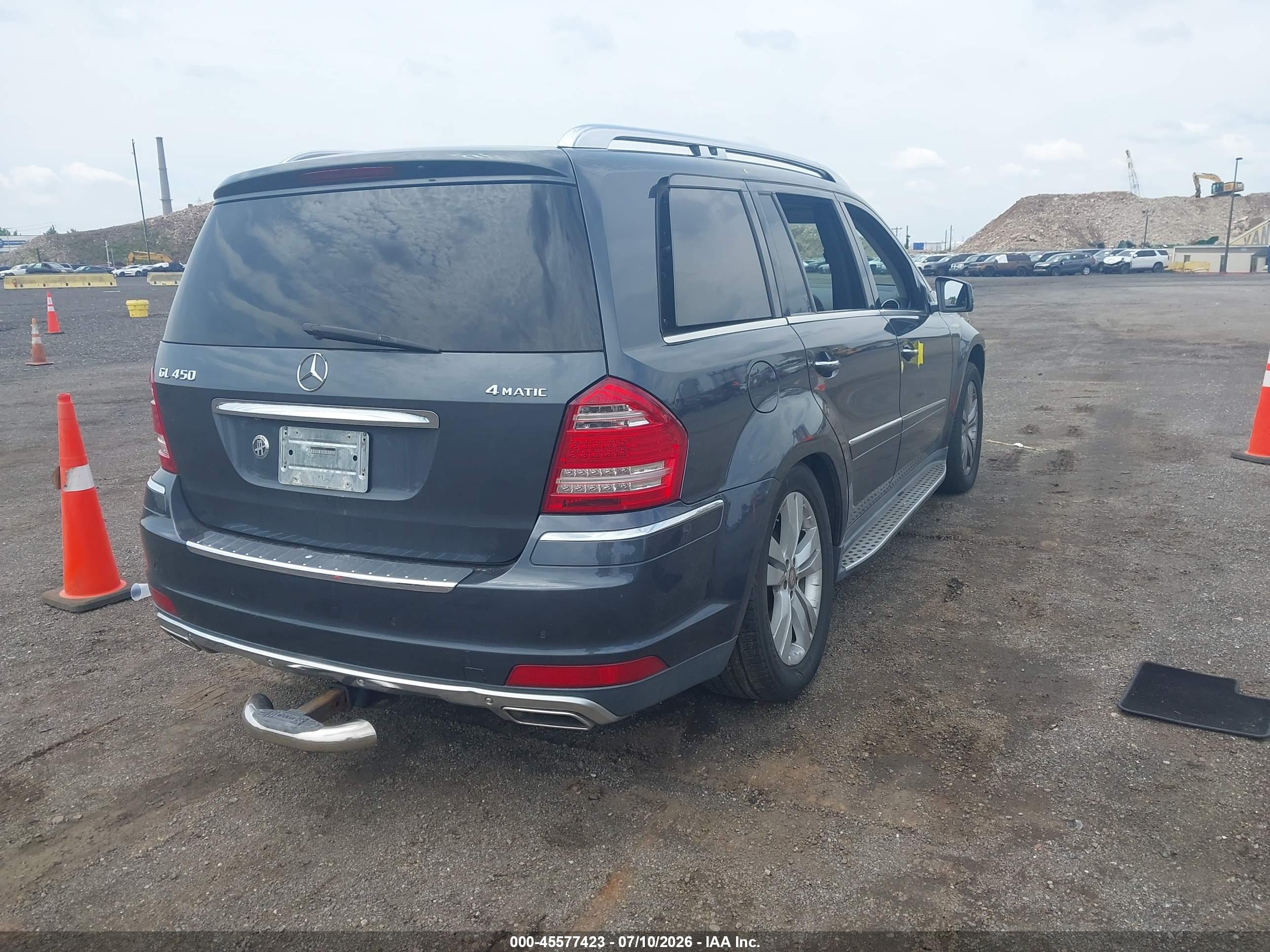 2012 MERCEDES-BENZ GL 450 4MATIC