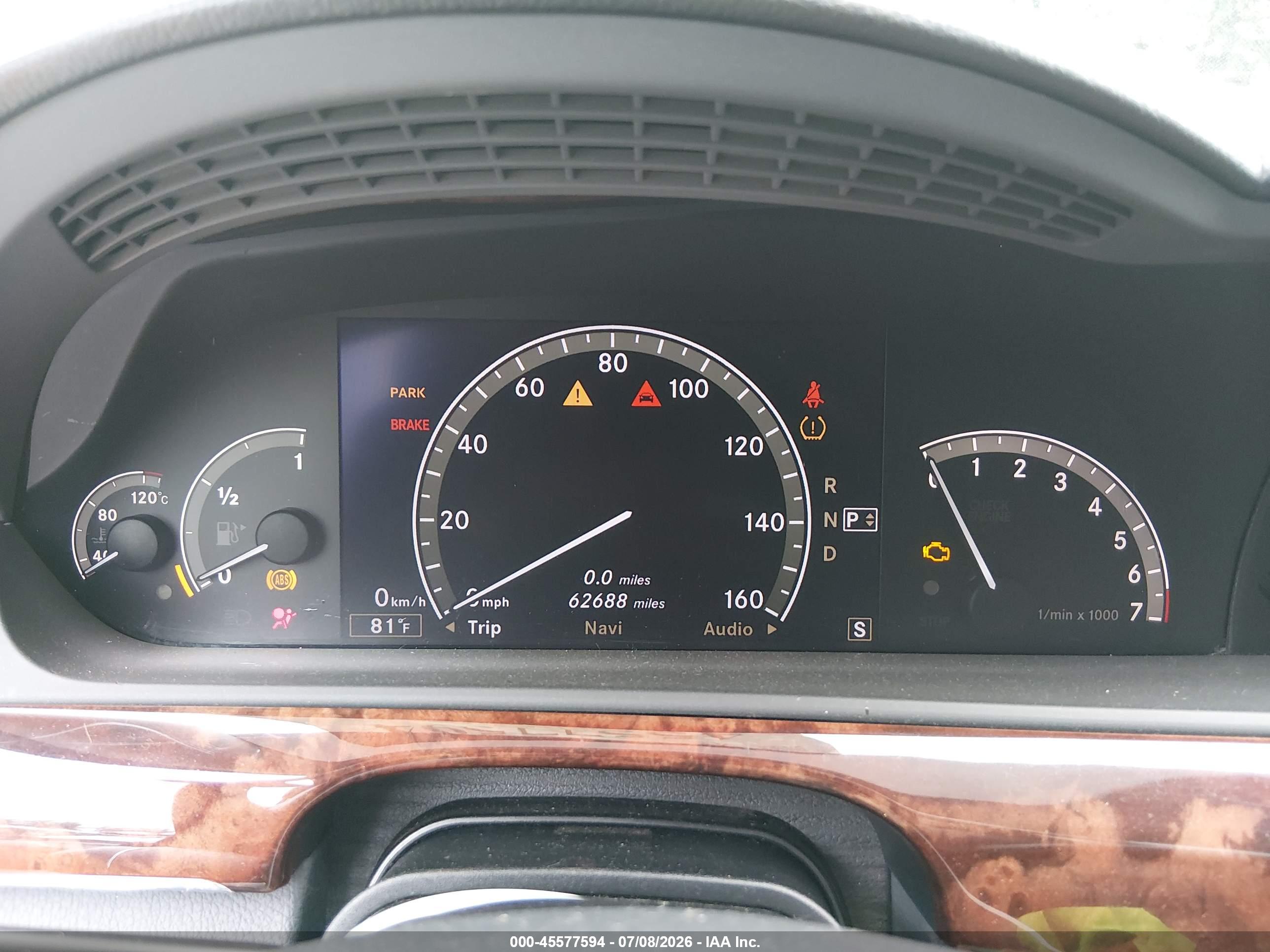 2007 MERCEDES-BENZ S 550 S550