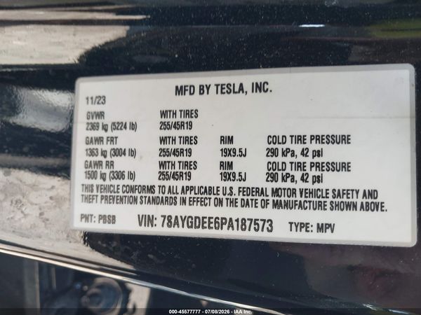 2023 TESLA MODEL Y