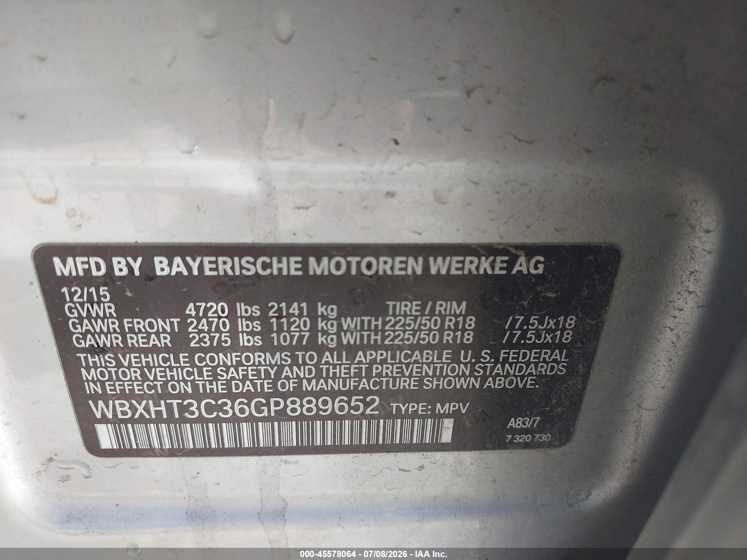 2016 BMW X1 XDRIVE28I