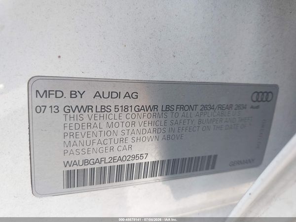 2014 AUDI S4 3.0T PREMIUM PLUS