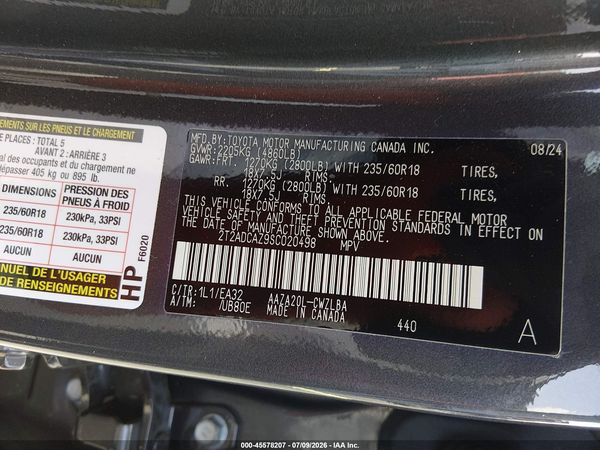 2025 LEXUS NX 250 350 Base — I9