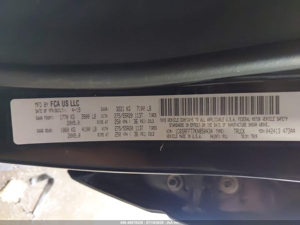 2019 RAM 1500