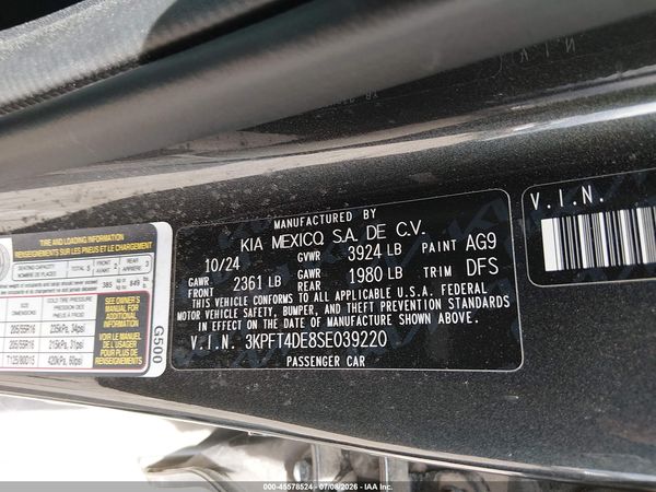 2025 KIA K4 LXS