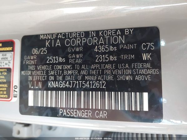 2026 KIA K5 GT-LINE FWD