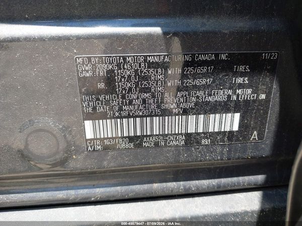 2024 TOYOTA RAV4 LE