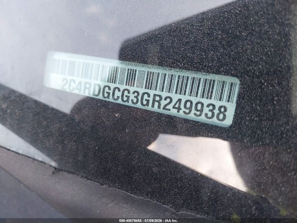 2016 DODGE GRAND CARAVAN SXT