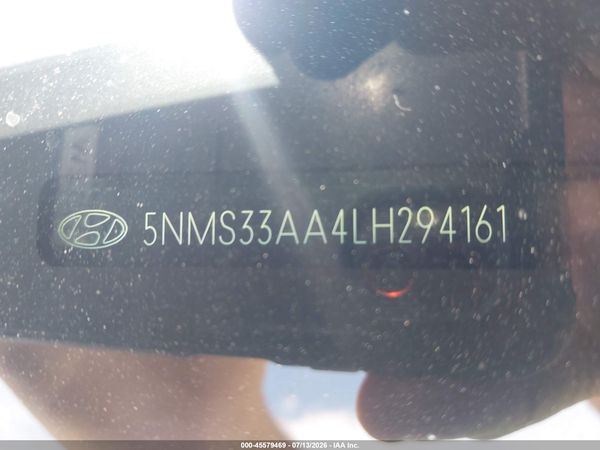 2020 HYUNDAI SANTA FE SEL 2.0T