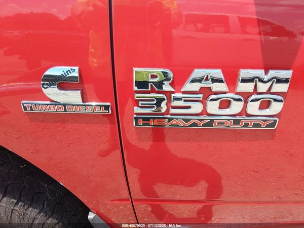 2018 RAM 3500 TRADESMAN  4X4 8' BOX