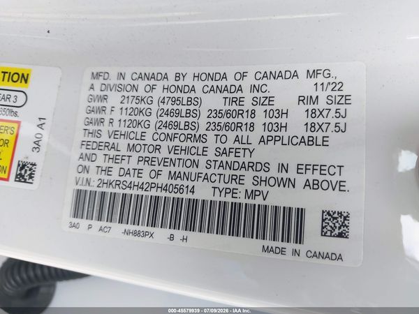2023 HONDA CR-V EX AWD