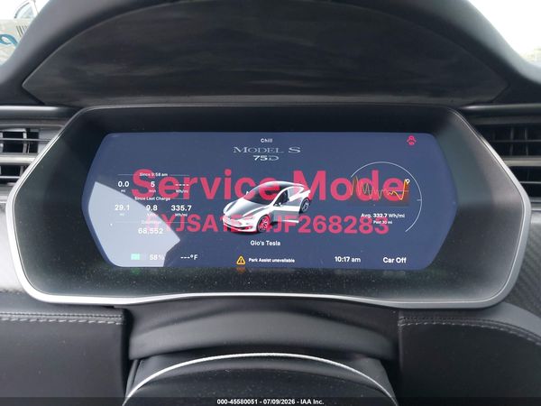 2018 TESLA MODEL S 100D/75D/P100D