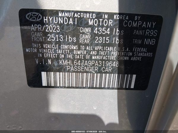2023 HYUNDAI SONATA SEL