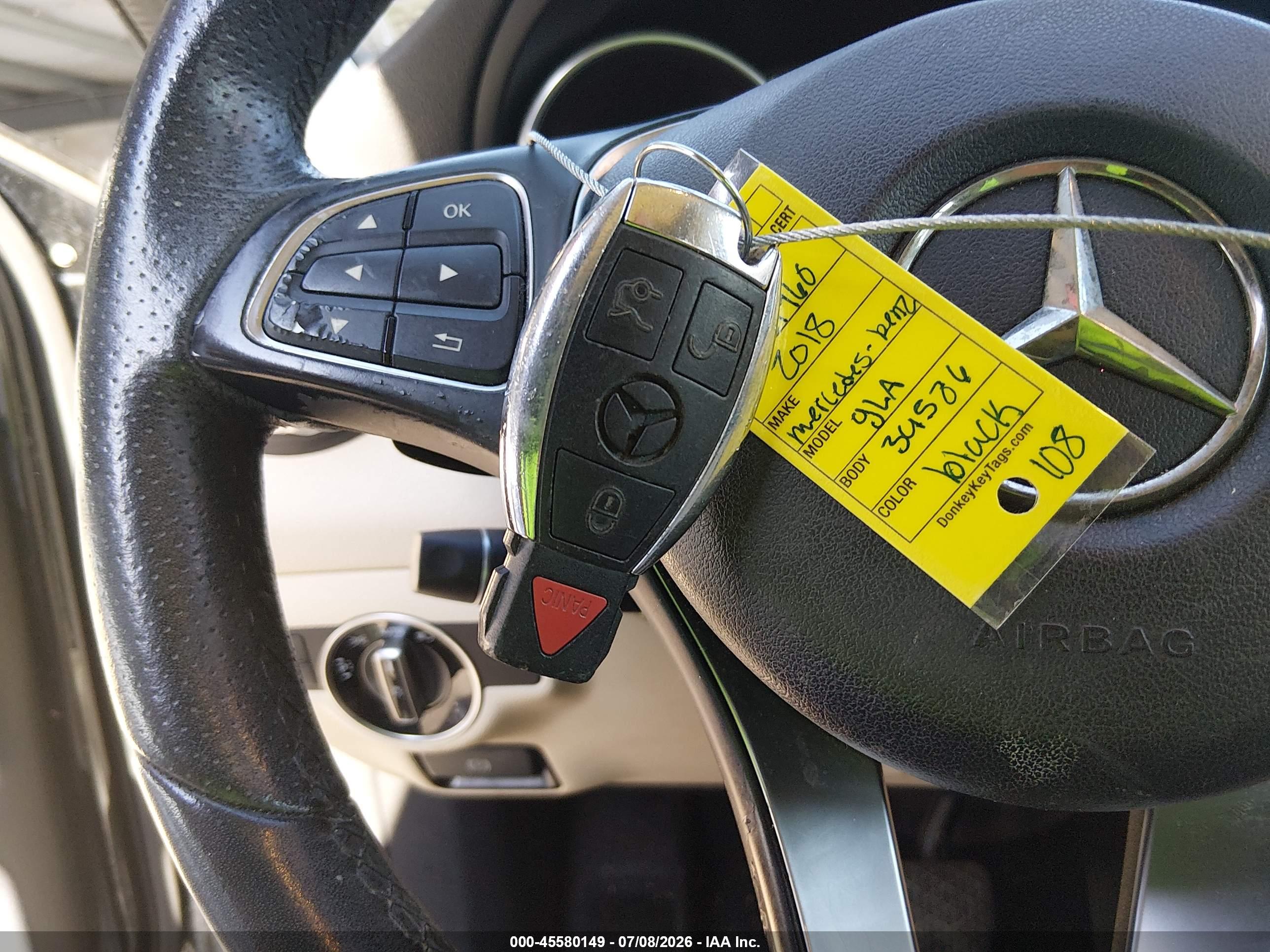 2018 MERCEDES-BENZ GLA 250 4MATIC