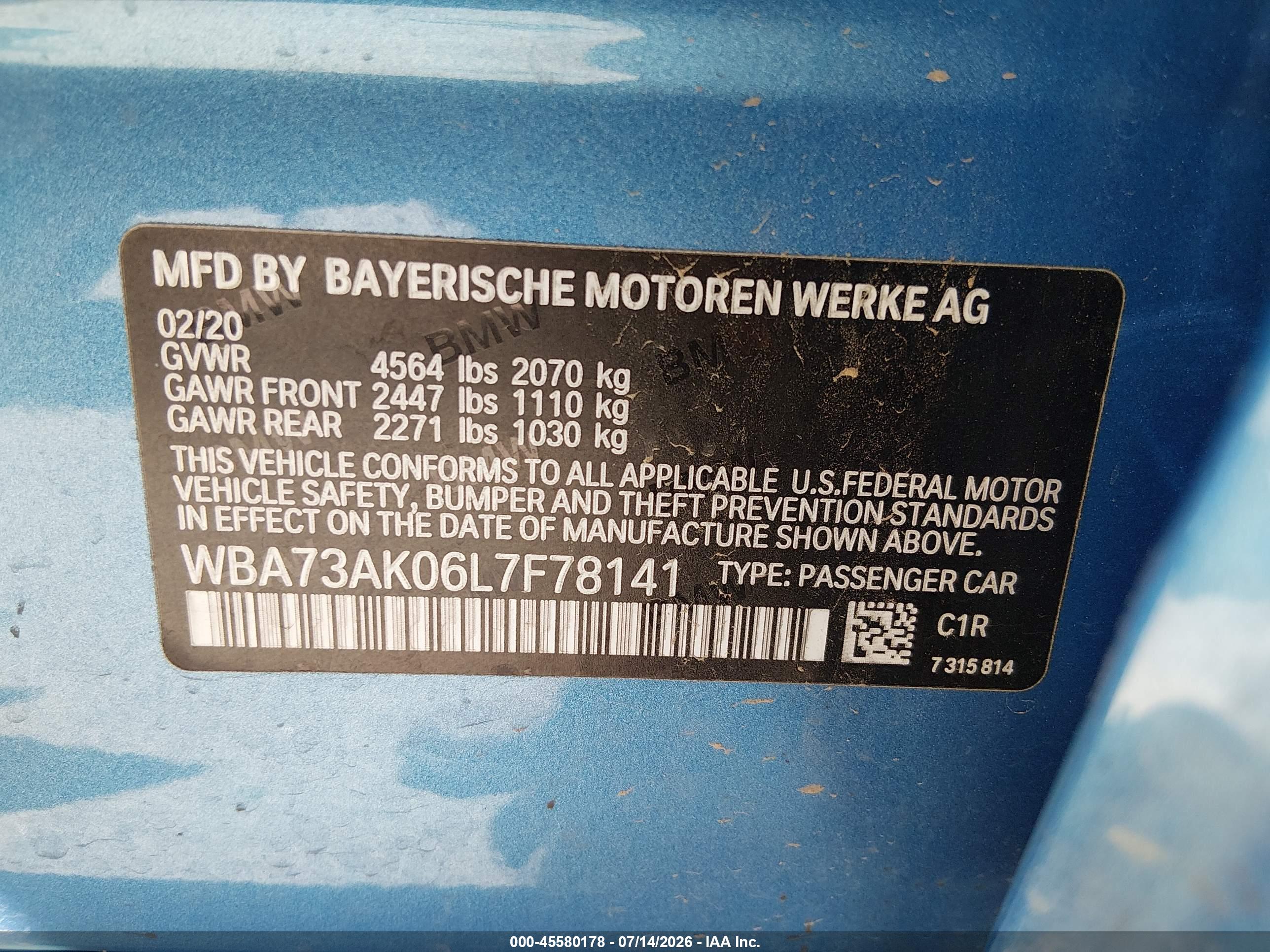 2020 BMW 228I GRAN COUPE XDRIVE