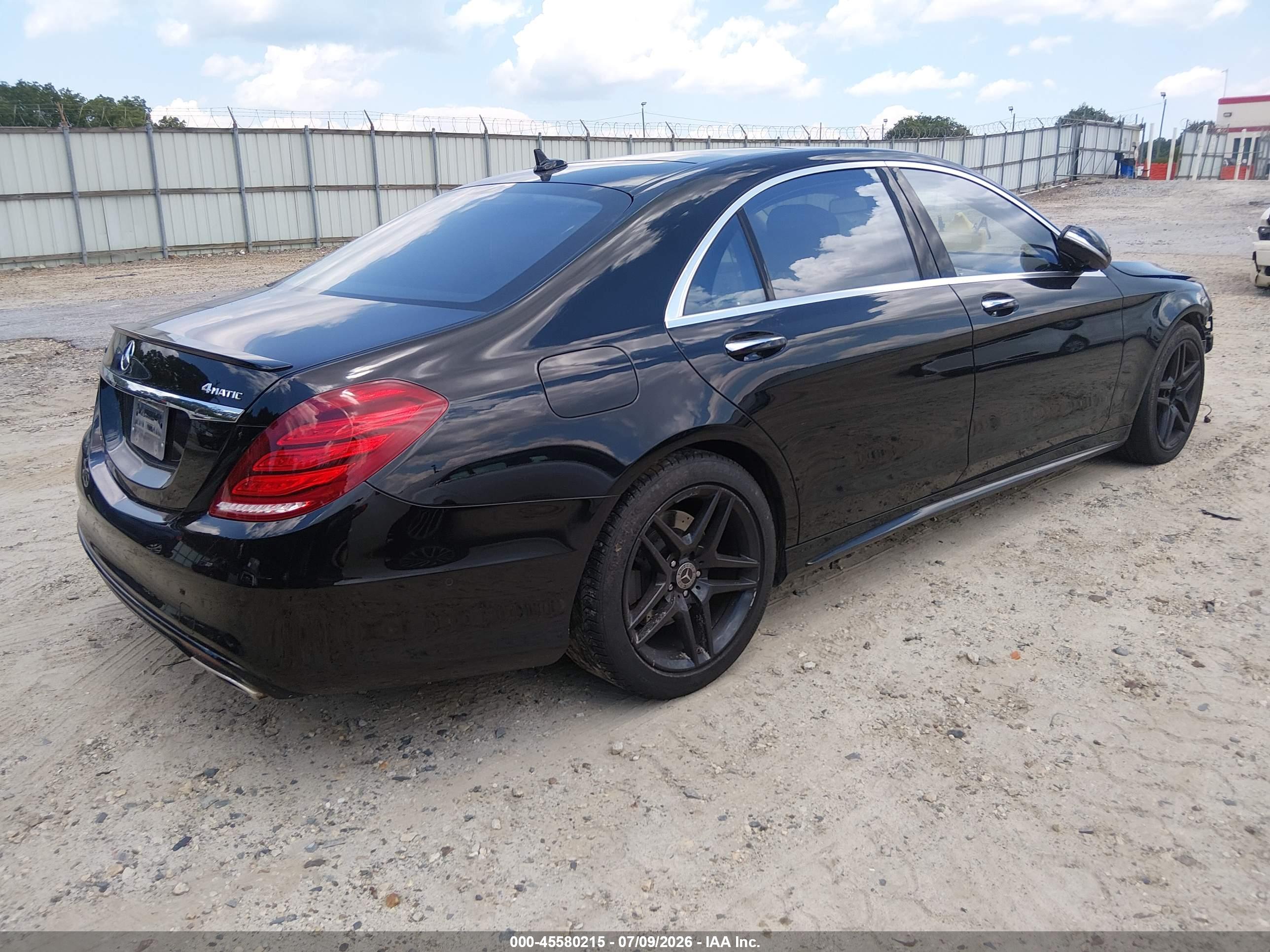 2015 MERCEDES-BENZ S 550 4MATIC
