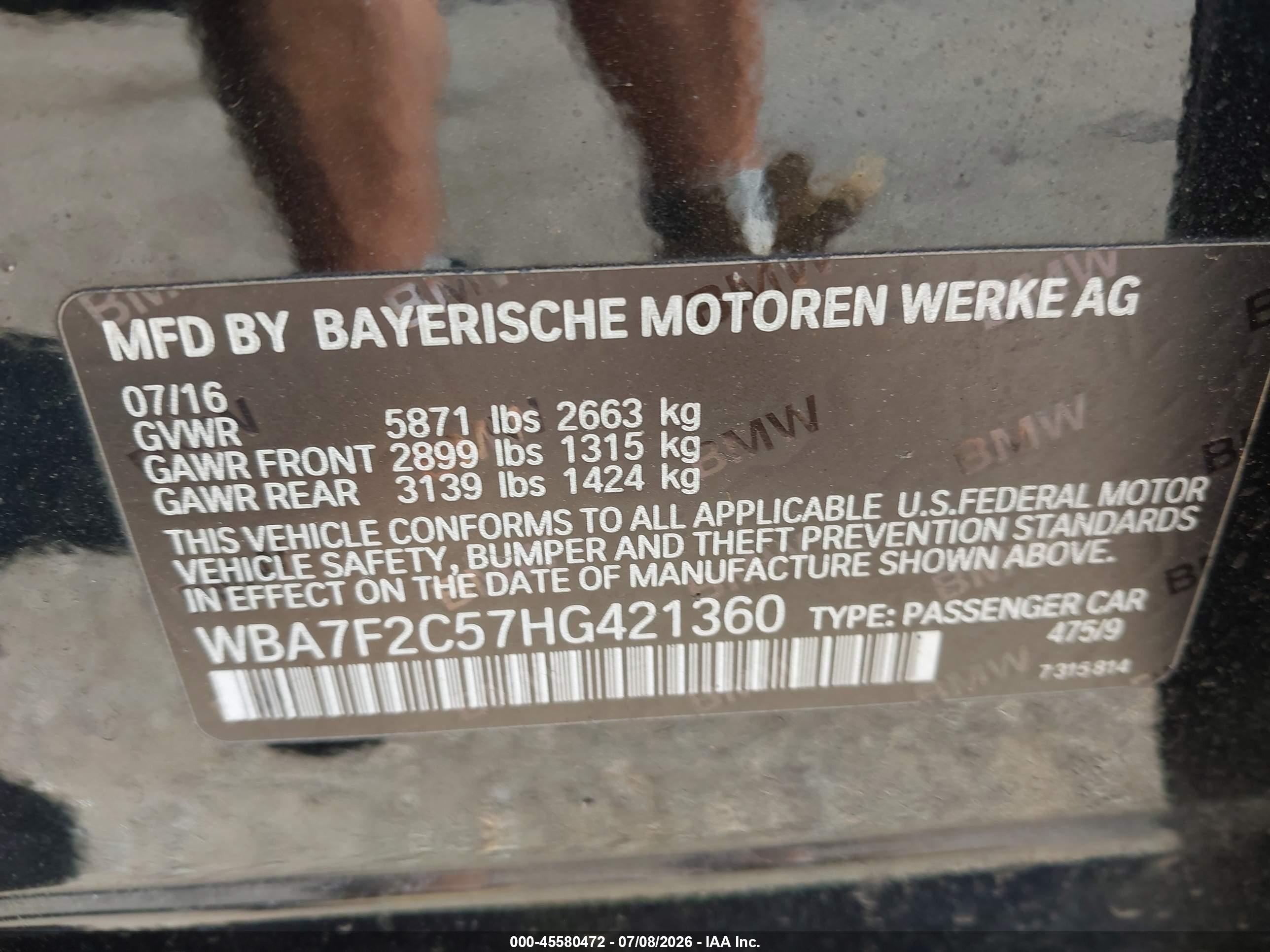 2017 BMW ALPINA B7 XDRIVE