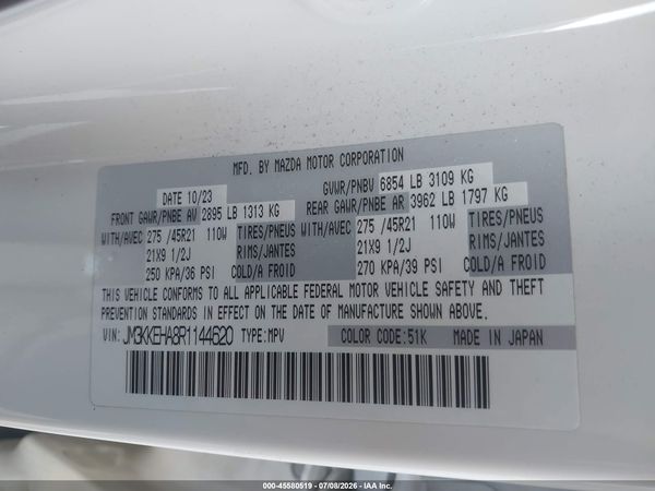 2024 MAZDA CX-90 PHEV PREMIUM PLUS