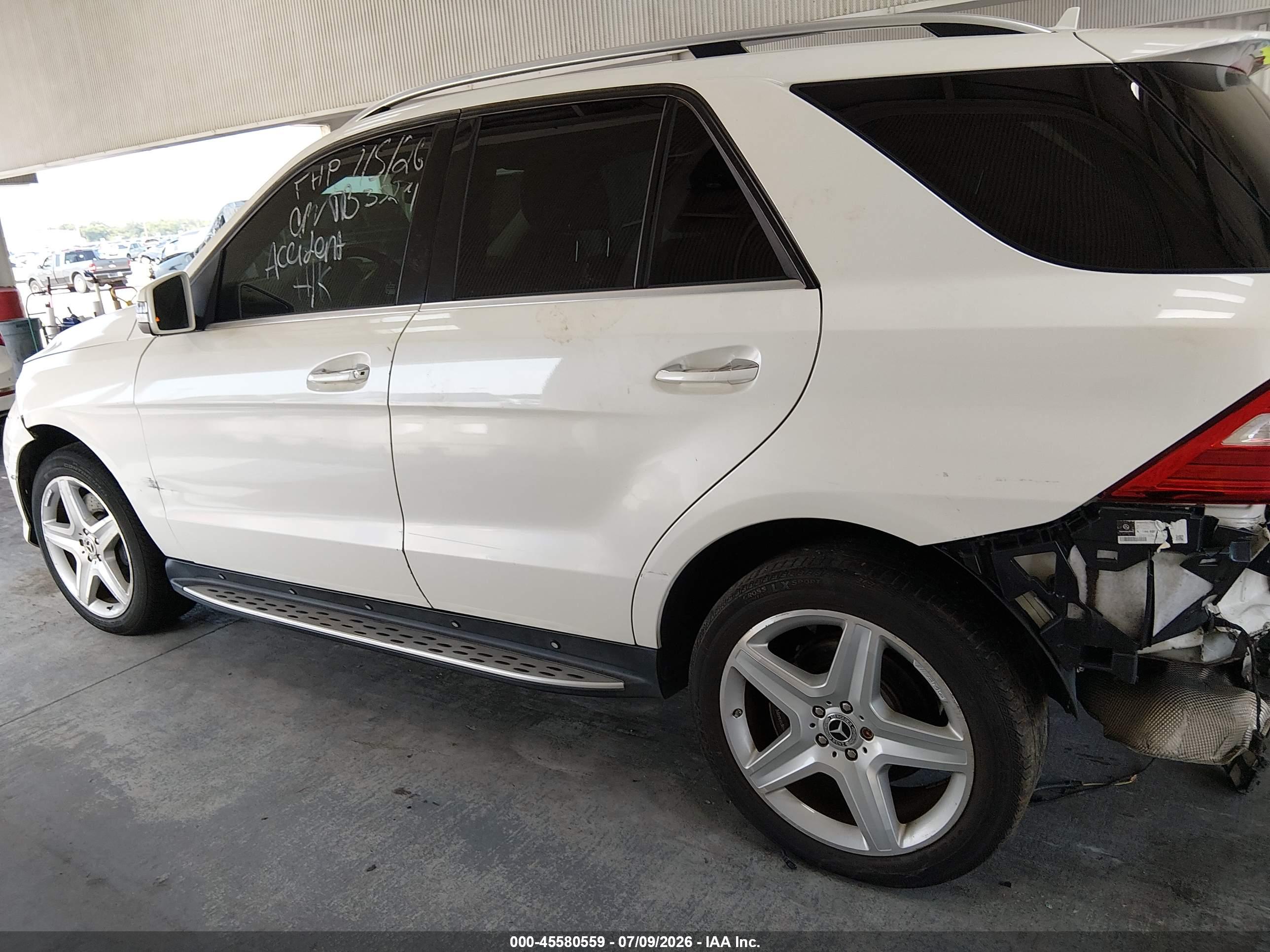 2013 MERCEDES-BENZ ML 550 4MATIC