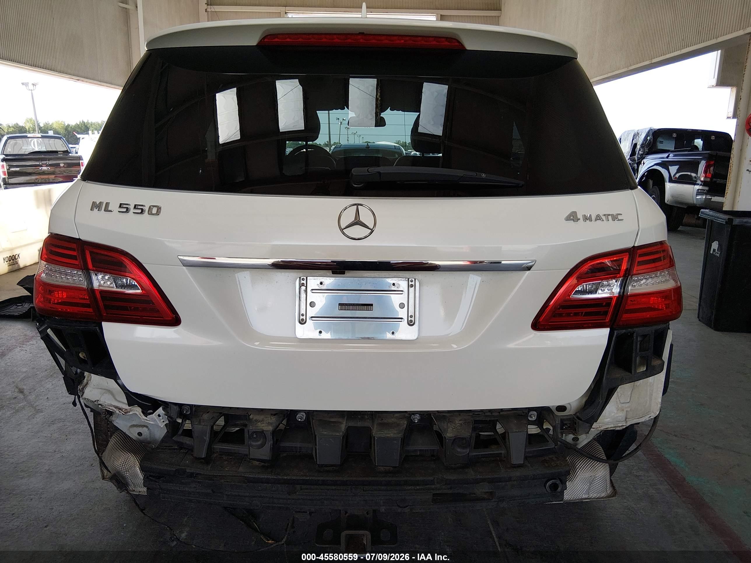2013 MERCEDES-BENZ ML 550 4MATIC