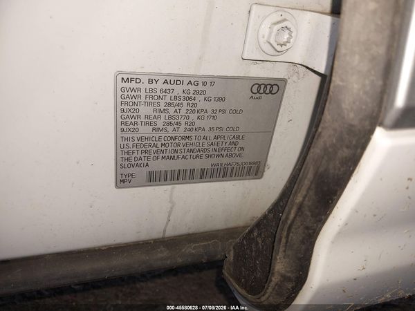 2018 AUDI Q7 2.0T PREMIUM