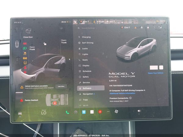 2026 TESLA MODEL Y