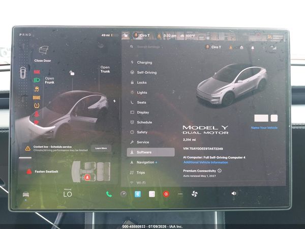 2026 TESLA MODEL Y