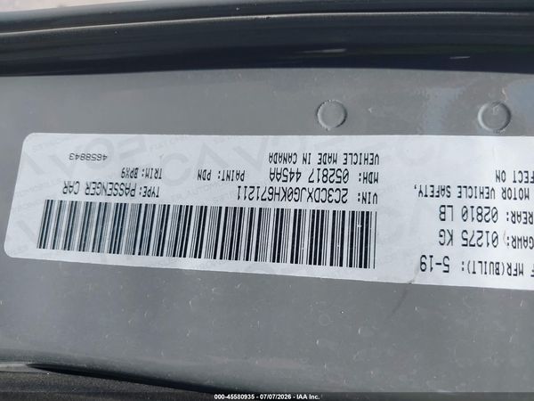 2019 DODGE CHARGER SXT AWD