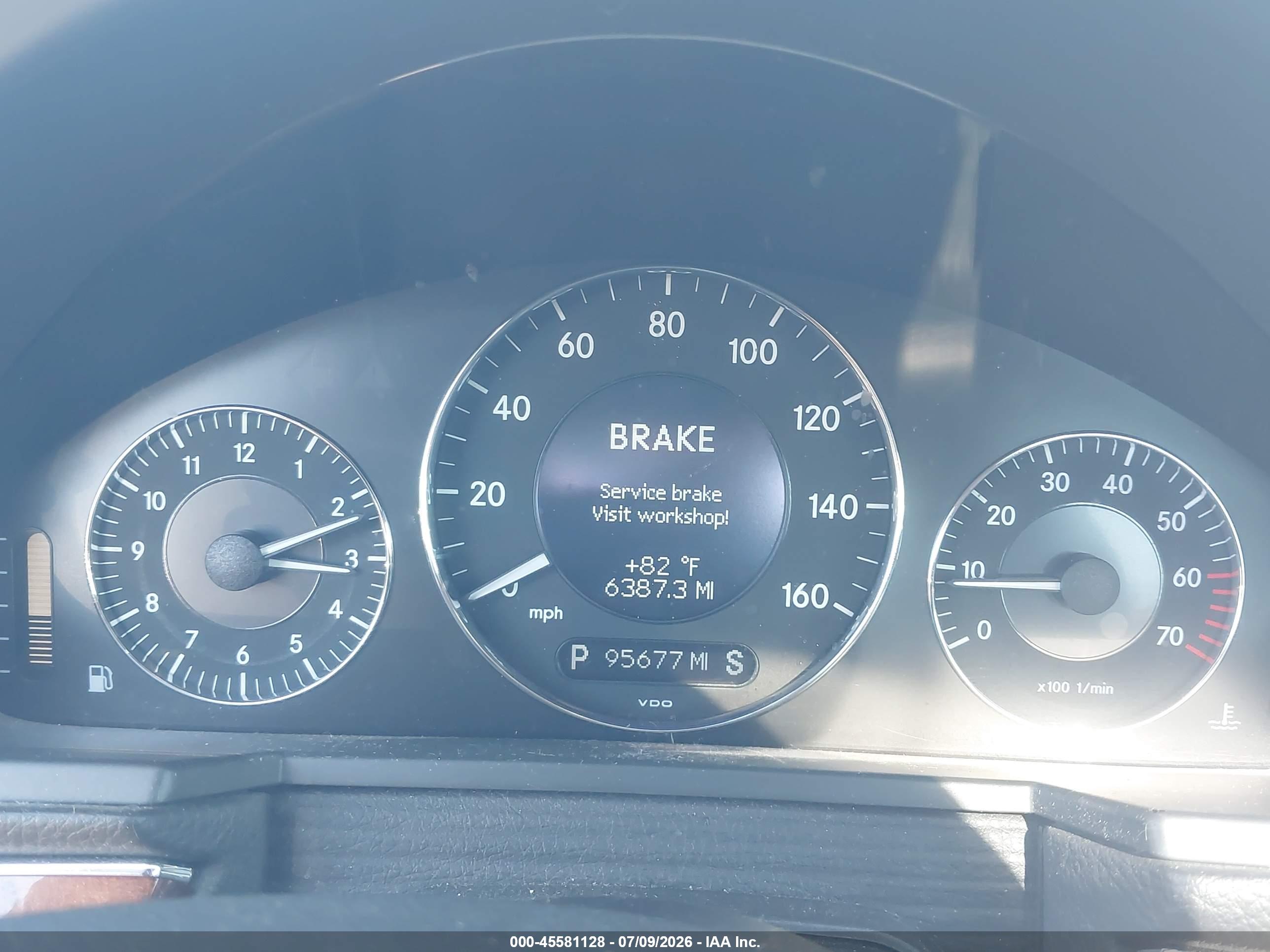 2004 MERCEDES-BENZ E 320 E320 4-Matic