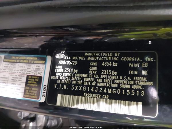 2021 KIA K5 EX