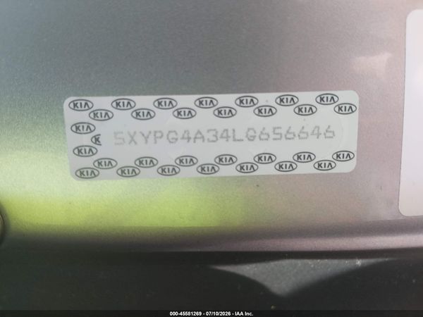2020 KIA SORENTO 2.4L L