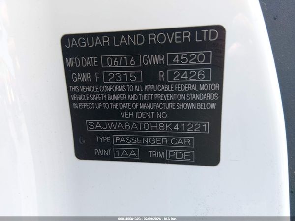 2017 JAGUAR F-TYPE PREMIUM