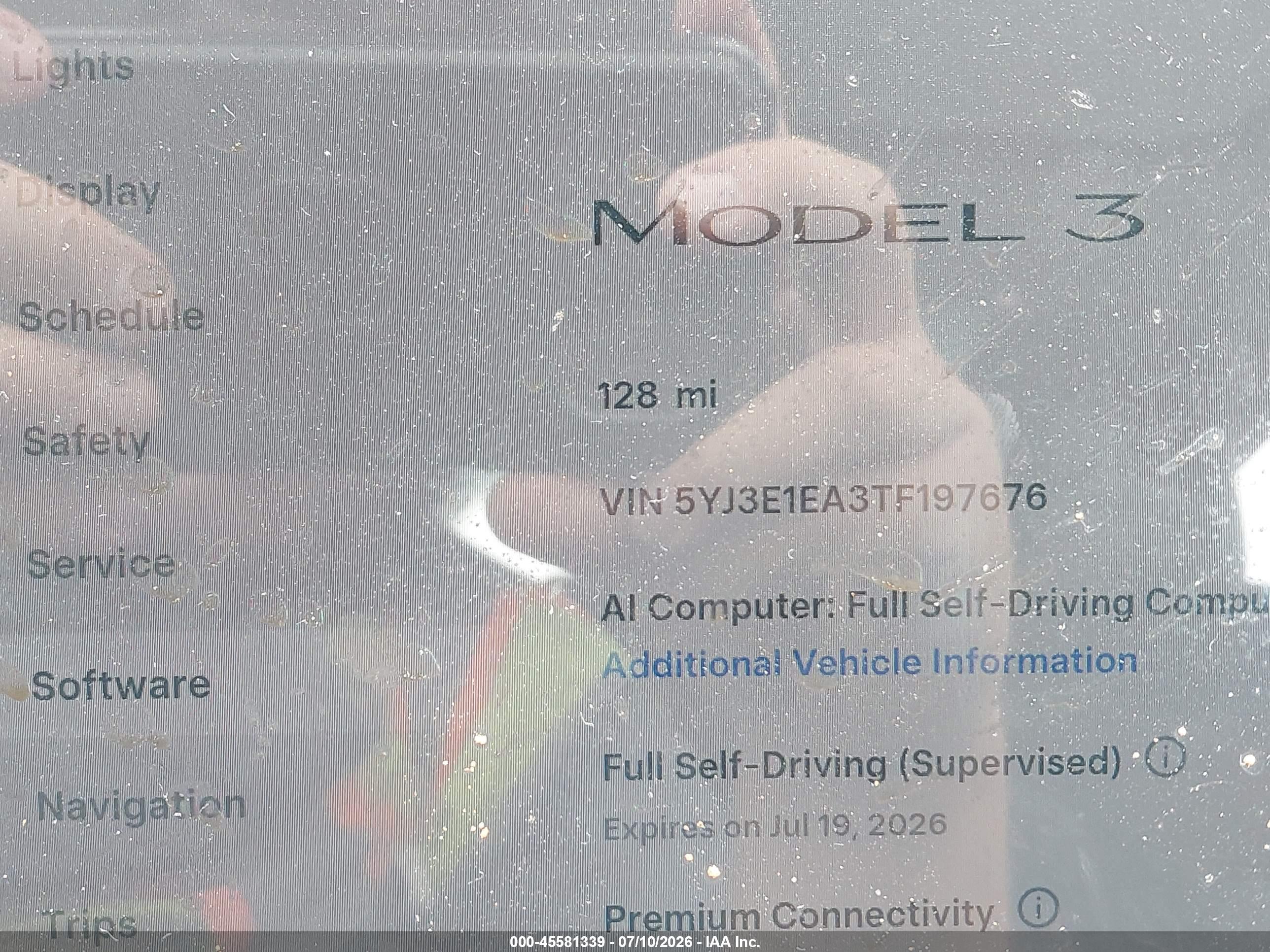 2026 TESLA MODEL 3