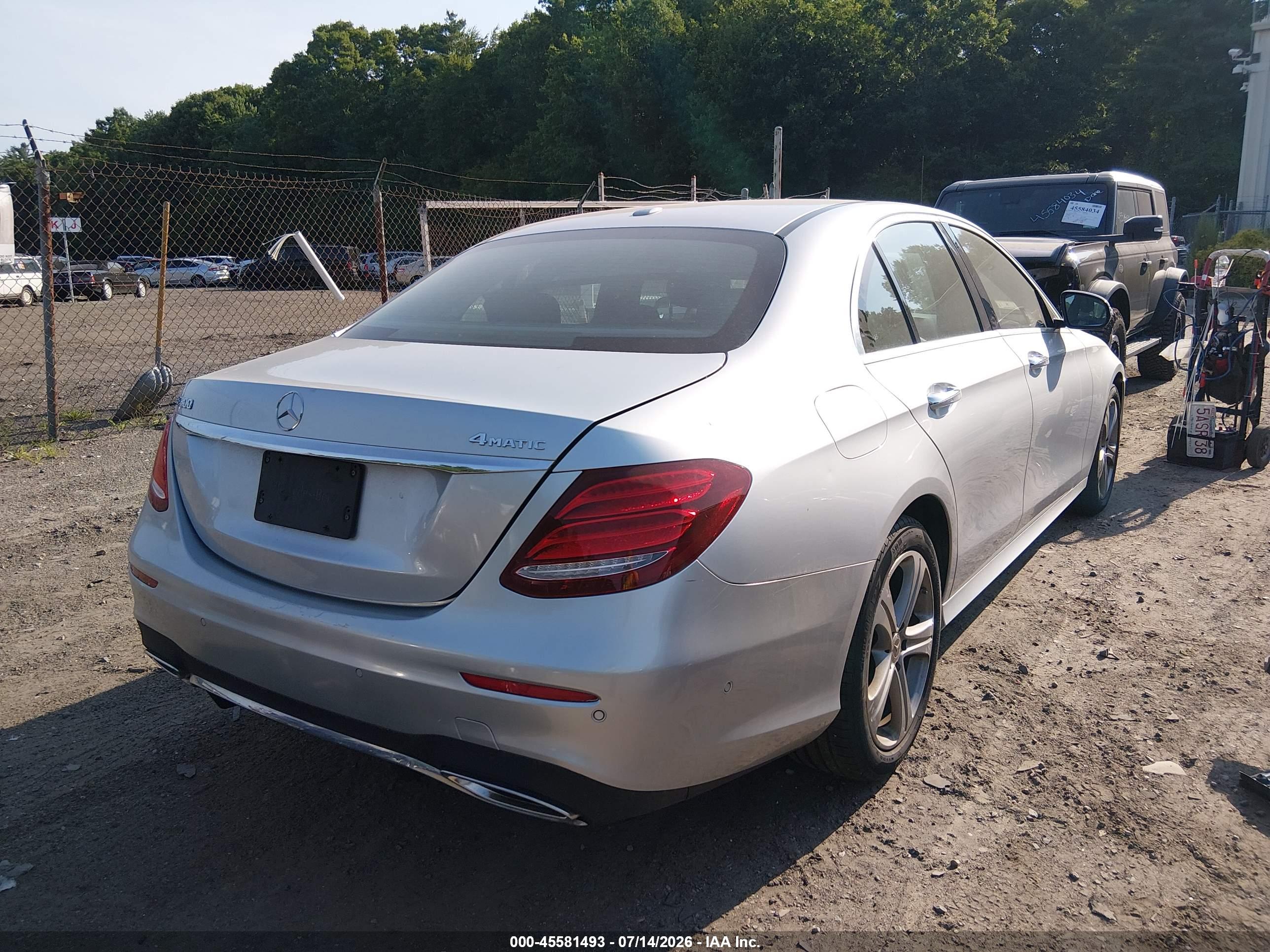 2018 MERCEDES-BENZ E 300 4MATIC
