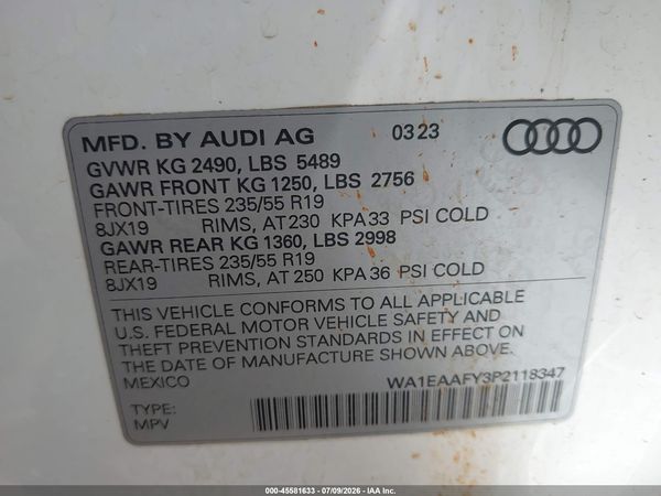 2023 AUDI Q5