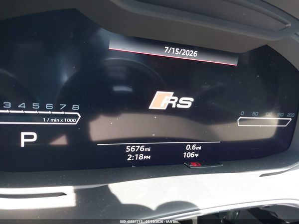 2025 AUDI RS 6 AVANT PERFORMANCE QUATTRO TIPTRONIC