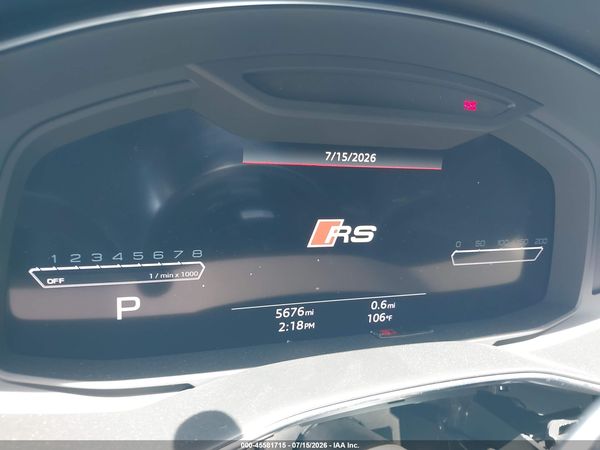 2025 AUDI RS 6 AVANT PERFORMANCE QUATTRO TIPTRONIC
