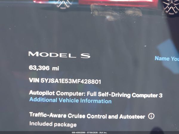 2021 TESLA MODEL S