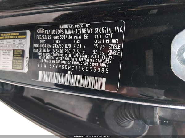 2020 KIA TELLURIDE S