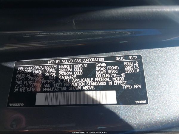 2018 VOLVO XC90 T6 MOMENTUM