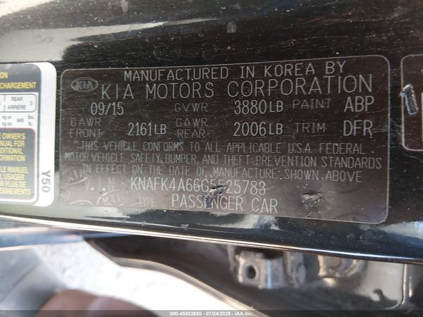 2016 KIA FORTE LX