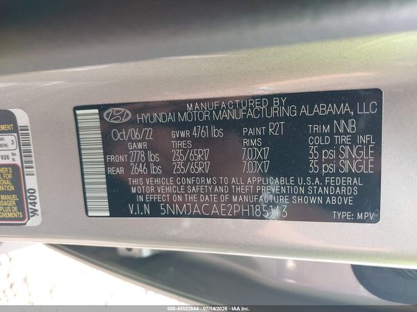 2023 HYUNDAI TUCSON SE