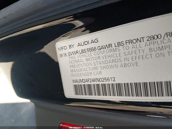 2019 AUDI A6 55 PREMIUM