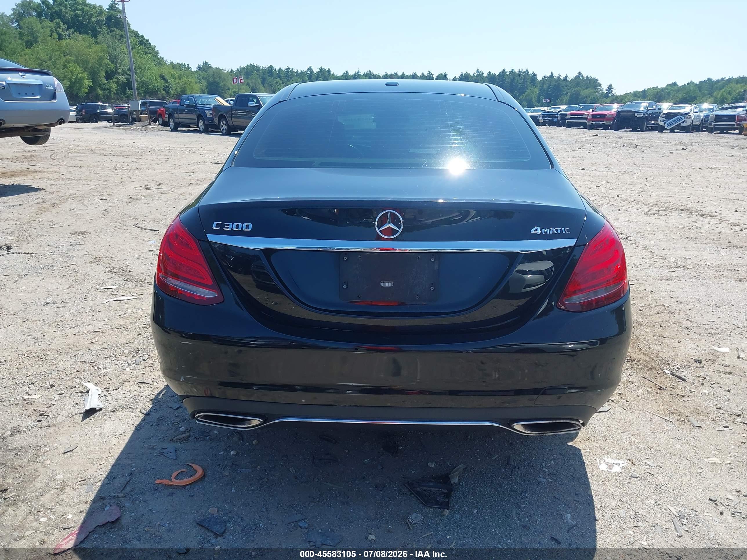 2015 MERCEDES-BENZ C 300 4MATIC