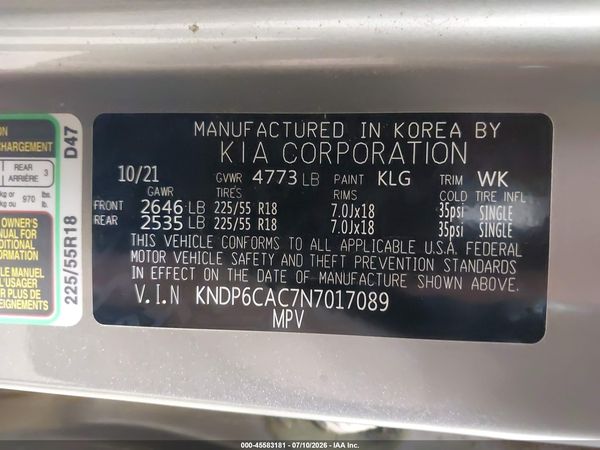 2022 KIA SPORTAGE NIGHTFALL EDITION