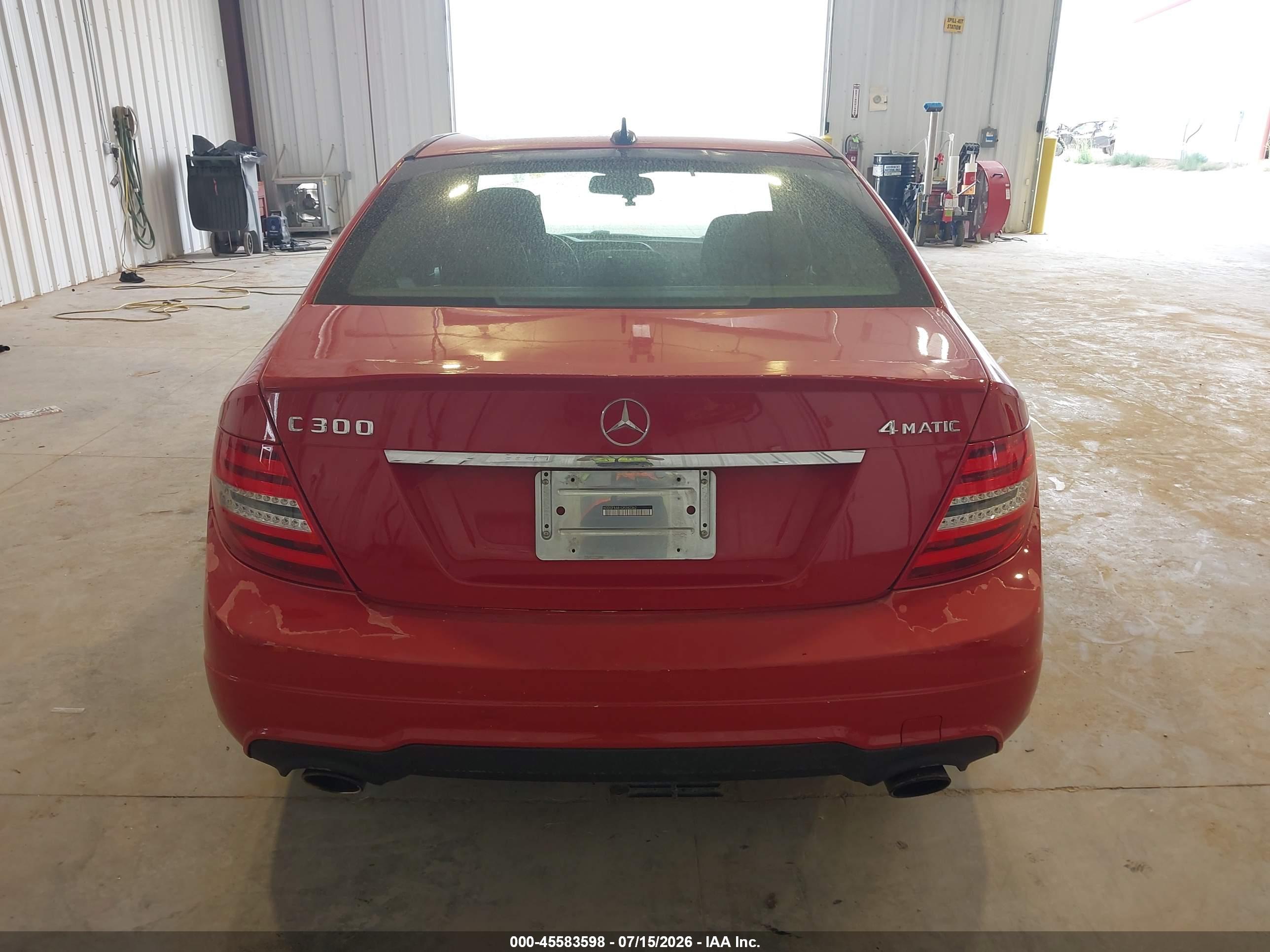 2013 MERCEDES-BENZ C 300 SPORT 4MATIC