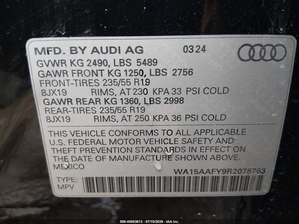 2024 AUDI Q5 SPORTBACK
