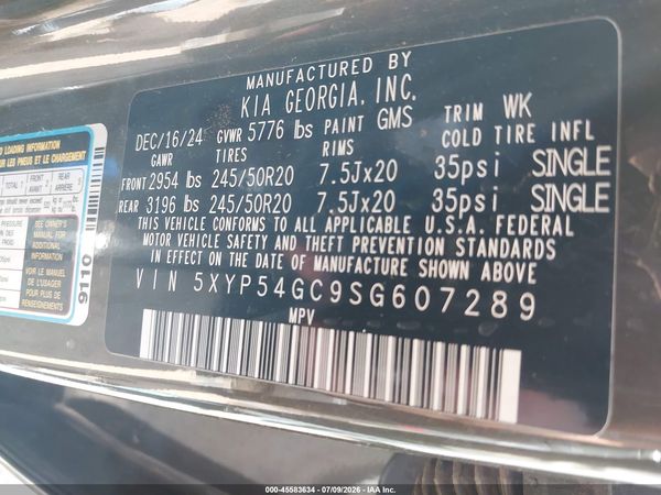 2025 KIA TELLURIDE SX